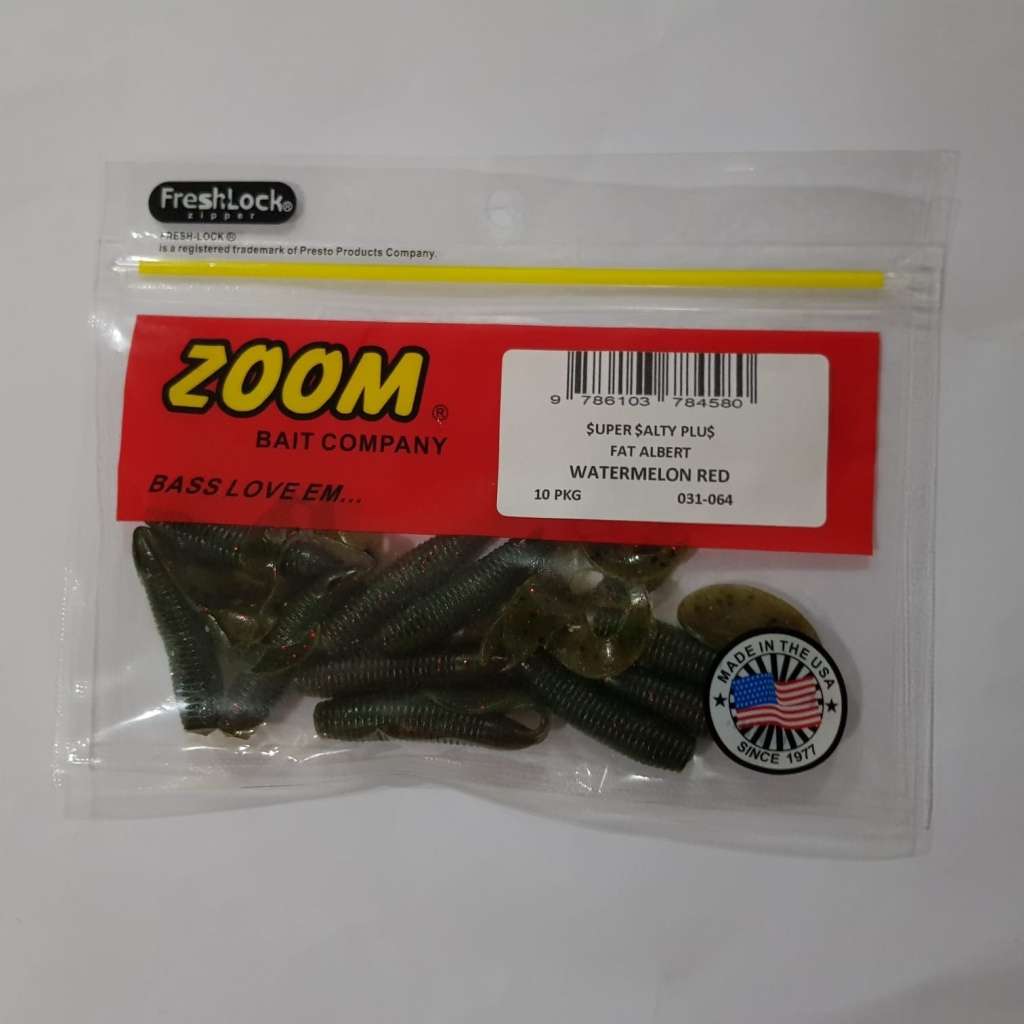 Lures & Baits Zoom Fishing Lures Fat Albert Watermelon Red for sale in Johannesburg (ID